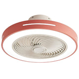 Modern Bladeless Ceiling Fan with LED Light and Smart App Remote Control Inverter Motor for Bedroom