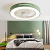Modern Bladeless Ceiling Fan with LED Light and Smart App Remote Control Inverter Motor for Bedroom