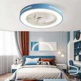 Modern Bladeless Ceiling Fan with LED Light and Smart App Remote Control Inverter Motor for Bedroom