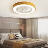 Modern Bladeless Ceiling Fan with LED Light and Smart App Remote Control Inverter Motor for Bedroom
