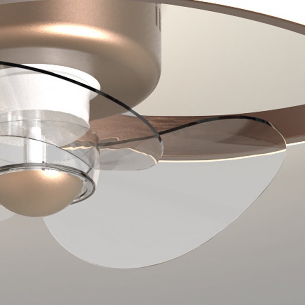 Modern 20 Inch LED Ceiling Fan Light with Inverter Motor and Remote Control Stepless Dimming