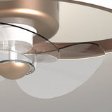 Modern 20 Inch LED Ceiling Fan Light with Inverter Motor and Remote Control Stepless Dimming