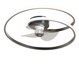 Modern 20 Inch LED Ceiling Fan Light with Inverter Motor and Remote Control Stepless Dimming