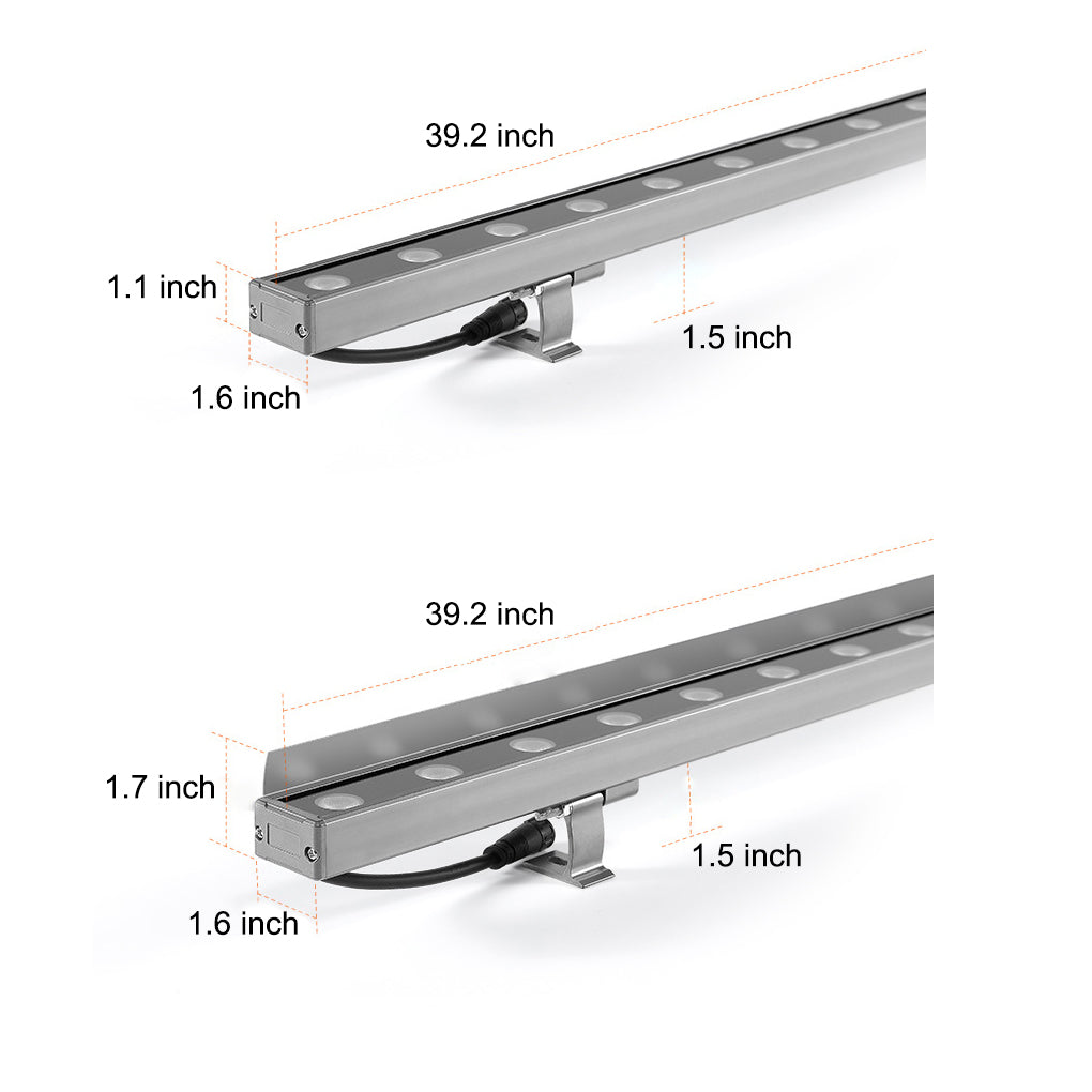 IP65 Waterproof LED Linear Wall Washer Light for Outdoor Building Facade and Landscape Lighting
