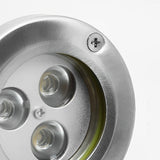 IP68 Waterproof LED Underwater Pool Light AC12V Round Outdoor Spotlight for Fountains and Gardens