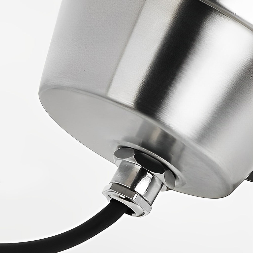 IP68 Waterproof LED Underwater Pool Light AC12V Round Outdoor Spotlight for Fountains and Gardens