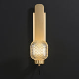 Ison Modern Brass Wall Sconce with Opaque Glass Shade Indoor Light Set of 2