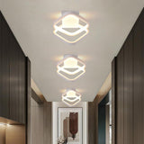 Minimalist Geometric LED Flush Mount Ceiling Light for Modern Hallways and Bedrooms