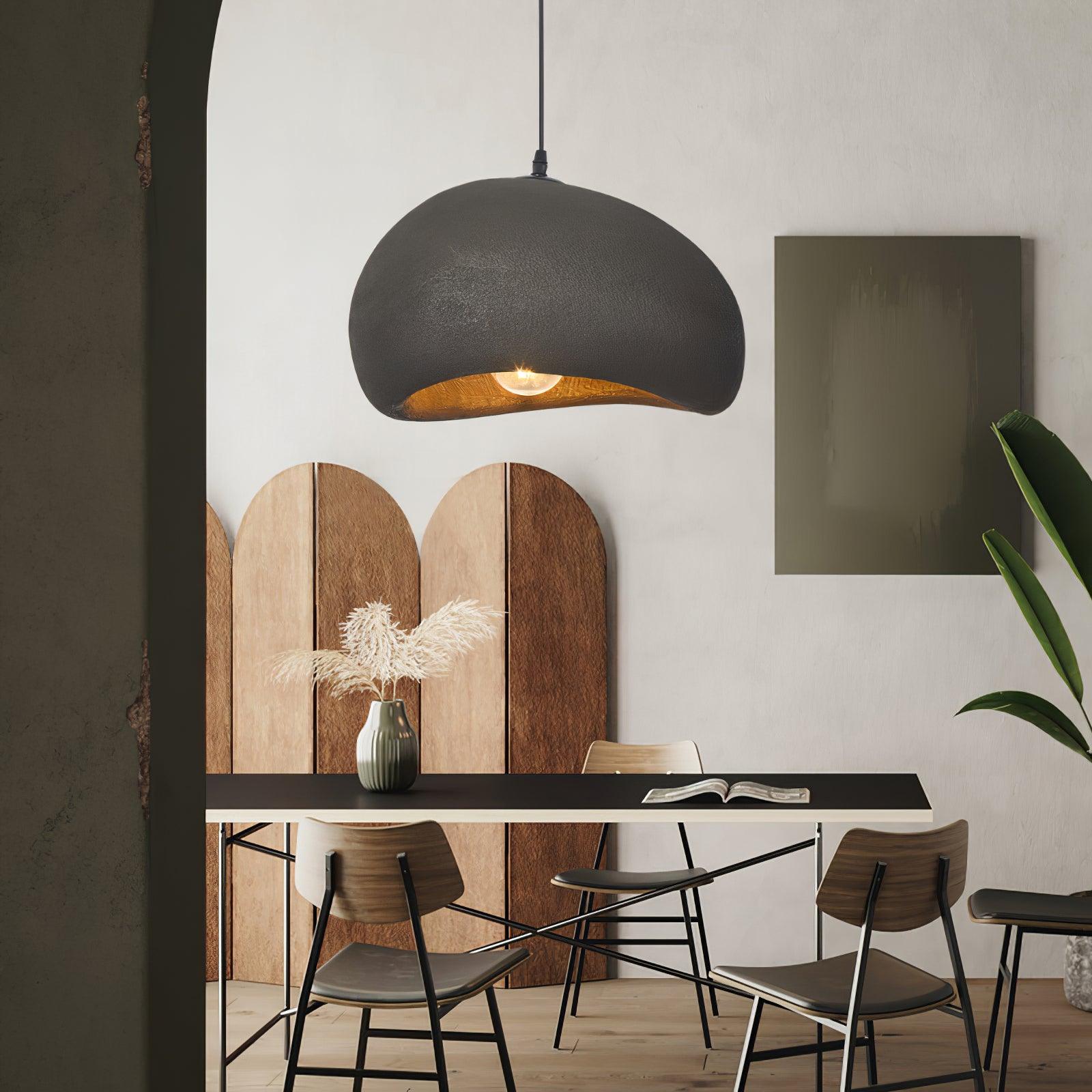 Japanese Style Artistic Cloud Pendant Light Modern Sky Hanging Lamp for Living Spaces
