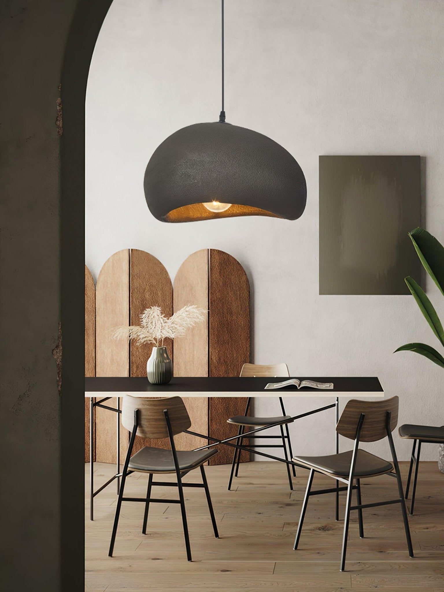 Japanese Style Artistic Cloud Pendant Light Modern Sky Hanging Lamp for Living Spaces