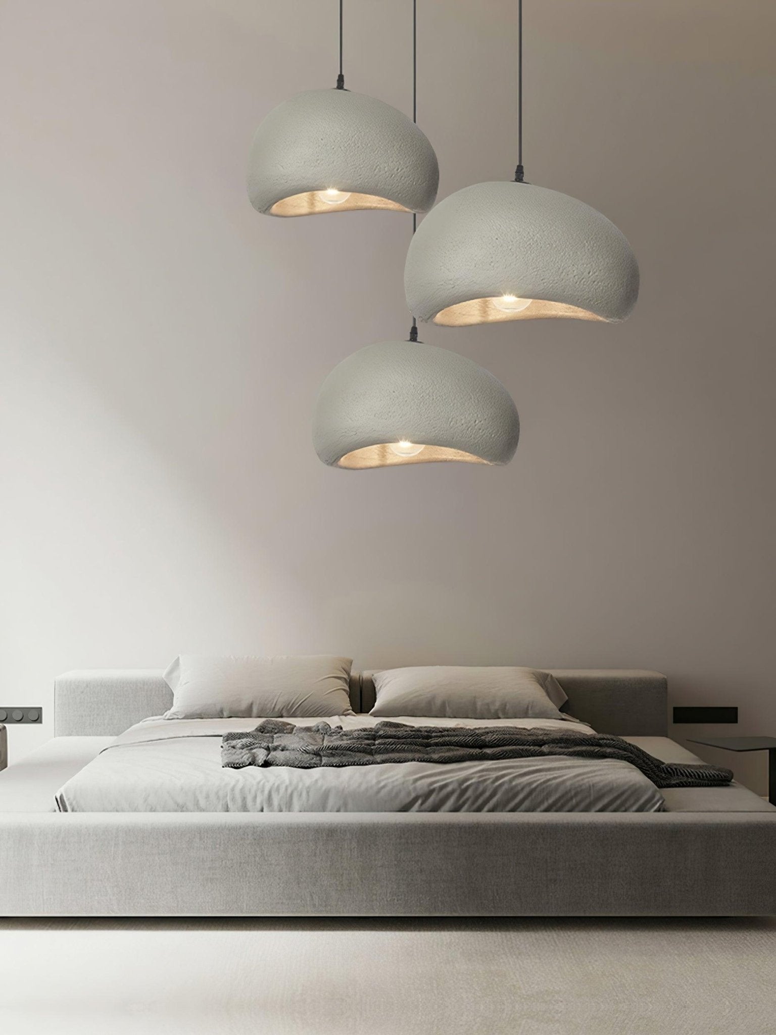 Japanese Style Artistic Cloud Pendant Light Modern Sky Hanging Lamp for Living Spaces
