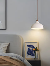 Japanese Style Natural Wood Pendant Light for Minimalist Interior Decor