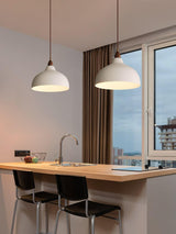 Japanese Style Natural Wood Pendant Light for Minimalist Interior Decor