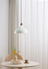 Japanese Style Natural Wood Pendant Light for Minimalist Interior Decor