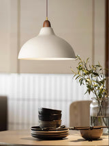 Japanese Style Natural Wood Pendant Light for Minimalist Interior Decor