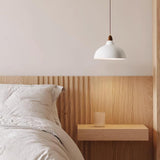 Japanese Style Natural Wood Pendant Light for Minimalist Interior Decor