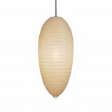 Japanese Style Washi Paper Chestnut Pendant Light Mulberry Paper Hanging Lamp for Modern Living Room
