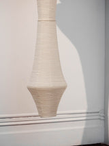 Japanese Washi Paper Hanging Pendant Light Handcrafted Mulberry Paper Swag Lamp for Modern Interiors