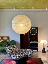 Japanese Washi Paper Pendant Lamp Handcrafted Mulberry Paper Hanging Swag Light with Plug In Cord
