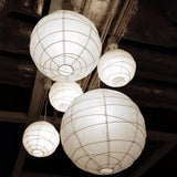 Japanese Washi Paper Pendant Light Handmade Mulberry Paper Hanging Lamp for Living Room Dining Area Zen Decor