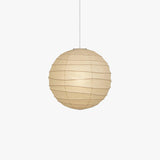 Japanese Washi Paper Pendant Light Handmade Mulberry Paper Hanging Lamp for Living Room Dining Area Zen Decor