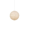 Japanese Washi Paper Pendant Light Handmade Mulberry Paper Hanging Lamp for Living Room Dining Area Zen Decor