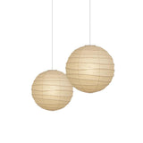 Japanese Washi Paper Pendant Light Handmade Mulberry Paper Hanging Lamp for Living Room Dining Area Zen Decor