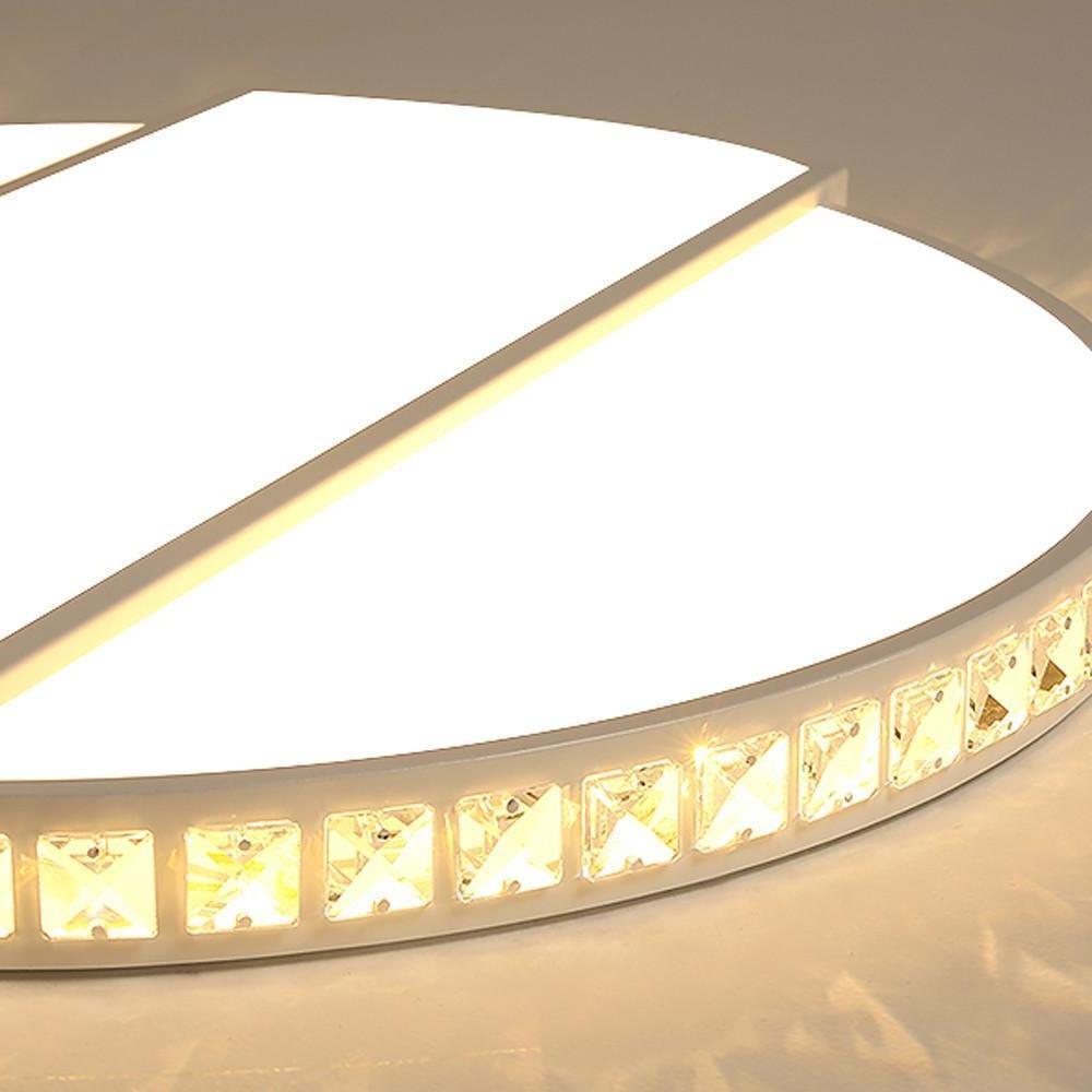Modern Creative Slim LED Flush Mount Ceiling Light 20 Inch Square Ambient Fixture