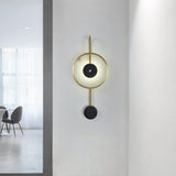 Kandy Alabaster LED Wall Sconce Luxury Natural Marble and Metal Indoor Lighting Set of Two