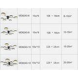 Geometric Multi Circle LED Flush Mount Ceiling Light Modern Black Industrial Chandelier Lighting
