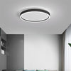 Modern Round LED Flush Mount Ceiling Light for Bedroom and Living Room Minimalist Low Profile Lighting