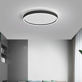 Modern Round LED Flush Mount Ceiling Light for Bedroom and Living Room Minimalist Low Profile Lighting