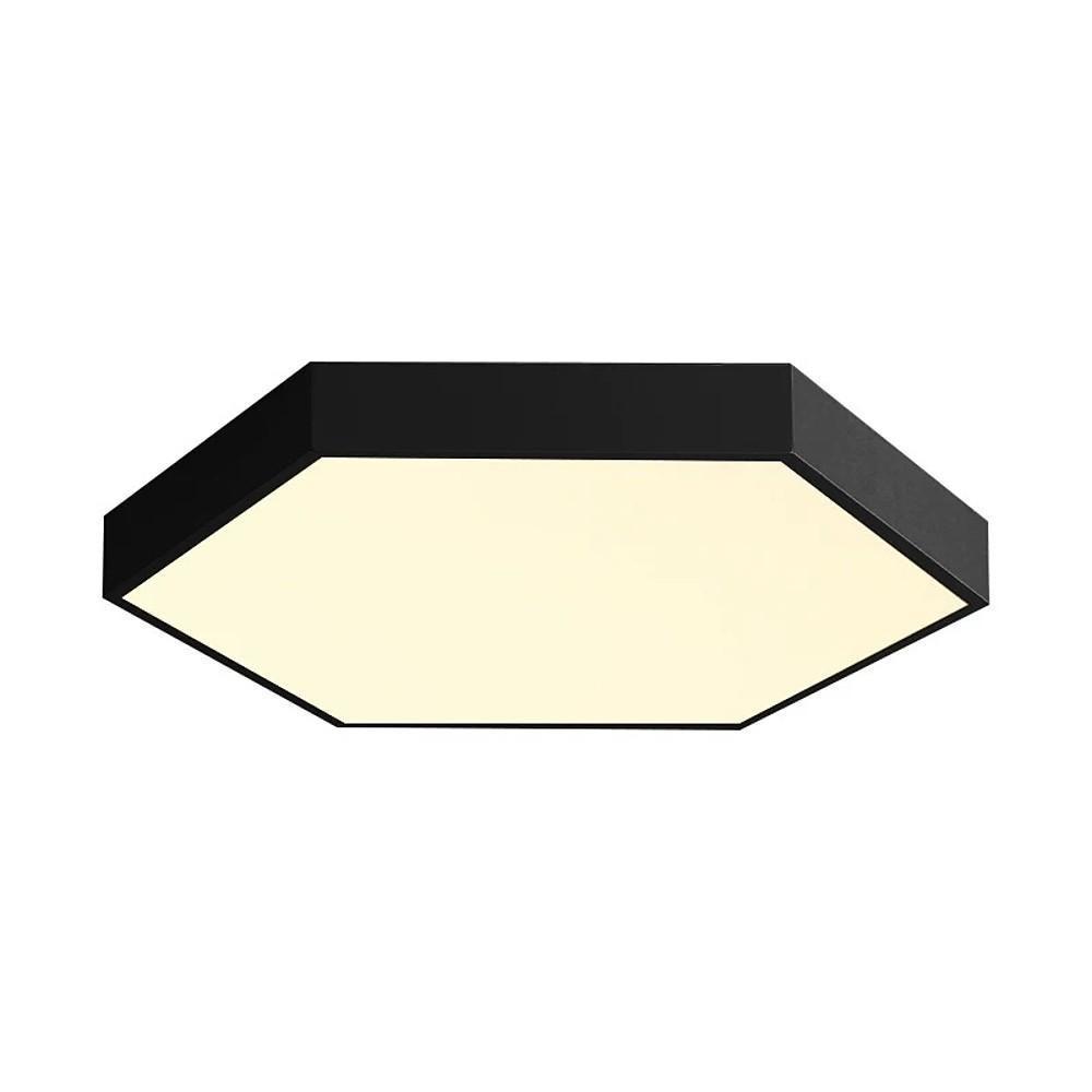 Modern Geometric Hexagon LED Flush Mount Ceiling Light Fixture for Home Decor