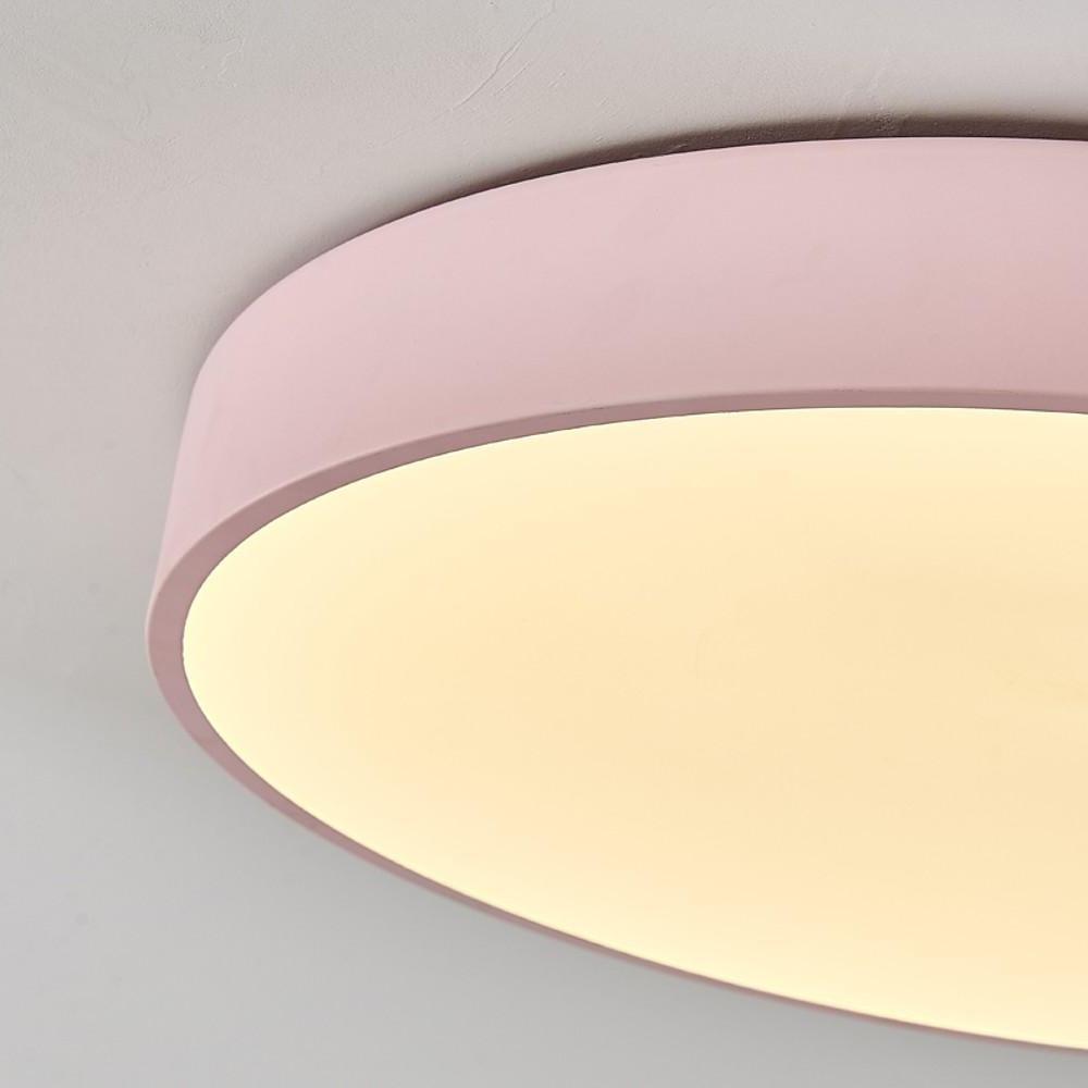 Modern Ultra Thin Round LED Flush Mount Ceiling Light for Contemporary Bedroom and Living Room
