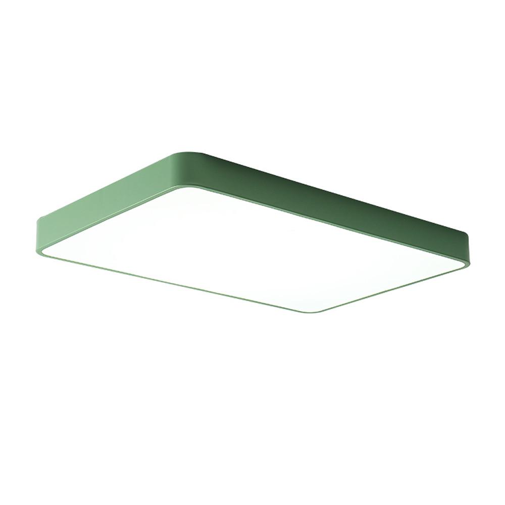 Modern Ultra Thin Square LED Flush Mount Ceiling Lamp for Bedroom and Kids Room