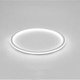 Modern 16 Inch LED Circular Flush Mount Ceiling Light for Bedroom and Living Room