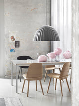 Large Acoustic Felt Dome Pendant Light Recycled Plastic Modern Hanging Ceiling Lamp