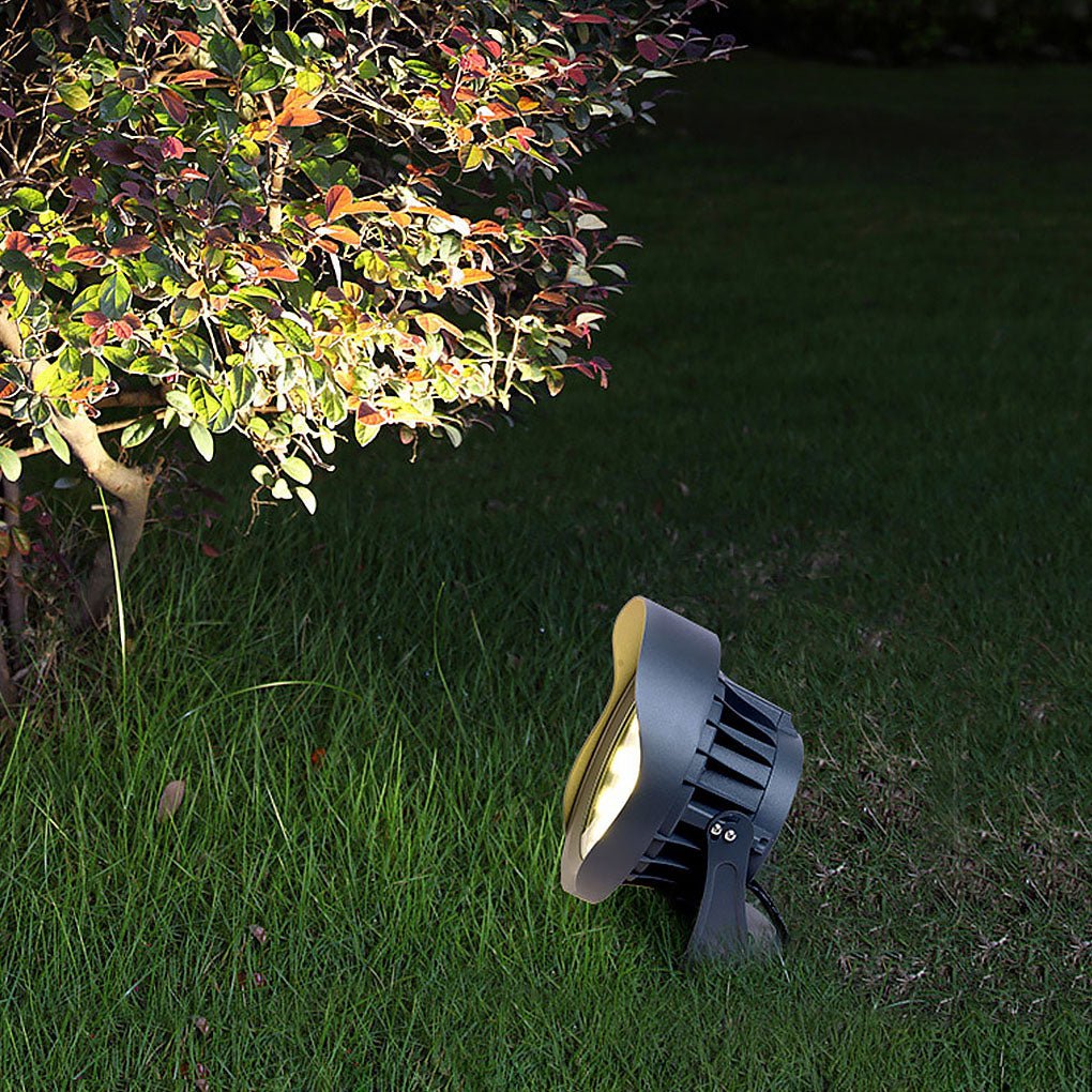 LED Outdoor Landscape Spotlight Waterproof Ground Fixed Uplight for Villa Garden and Yard Pathway