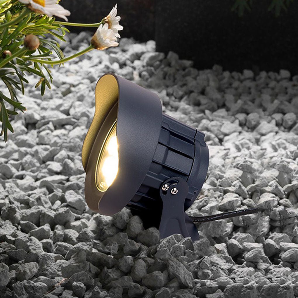 LED Outdoor Landscape Spotlight Waterproof Ground Fixed Uplight for Villa Garden and Yard Pathway