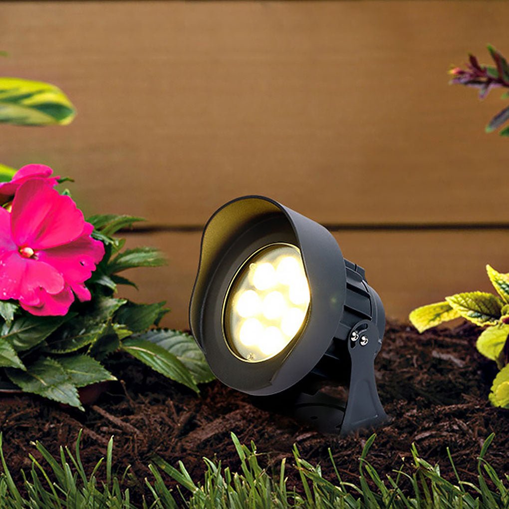 LED Outdoor Landscape Spotlight Waterproof Ground Fixed Uplight for Villa Garden and Yard Pathway