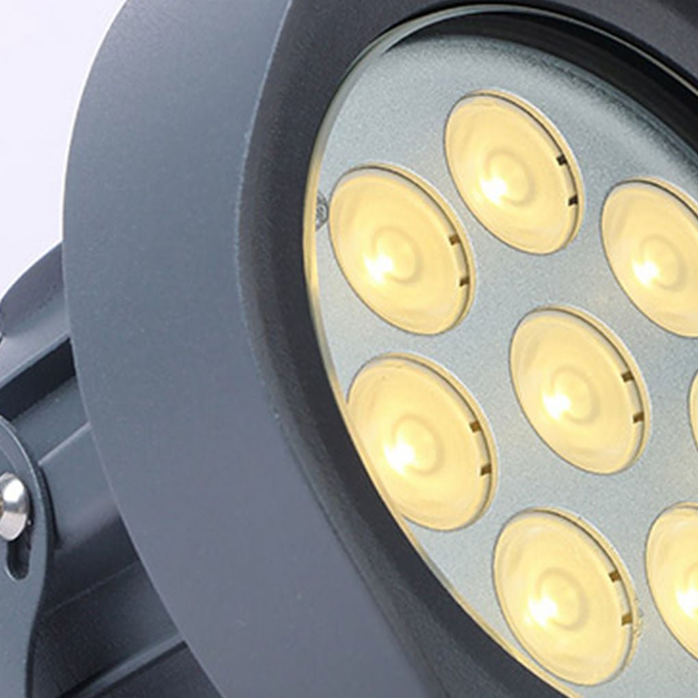 LED Outdoor Landscape Spotlight Waterproof Ground Fixed Uplight for Villa Garden and Yard Pathway