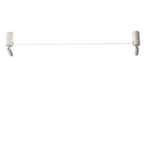 Modern LED Flush Mount Ceiling Light with Dual Rotatable Spotlights and Black Aluminum Frame