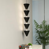 Legato Multi Tier LED Pendant Light Architectural Cone Hanging Chandelier Lamp
