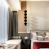 Legato Multi Tier LED Pendant Light Architectural Cone Hanging Chandelier Lamp