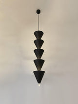 Legato Multi Tier LED Pendant Light Architectural Cone Hanging Chandelier Lamp