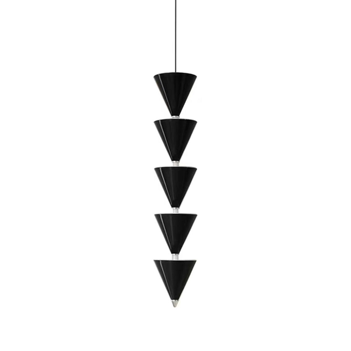 Legato Multi Tier LED Pendant Light Architectural Cone Hanging Chandelier Lamp
