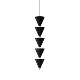 Legato Multi Tier LED Pendant Light Architectural Cone Hanging Chandelier Lamp