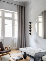 Legato Multi Tier LED Pendant Light Architectural Cone Hanging Chandelier Lamp