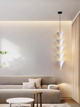Legato Multi Tier LED Pendant Light Architectural Cone Hanging Chandelier Lamp