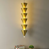 Legato Multi Tier LED Pendant Light Architectural Cone Hanging Chandelier Lamp